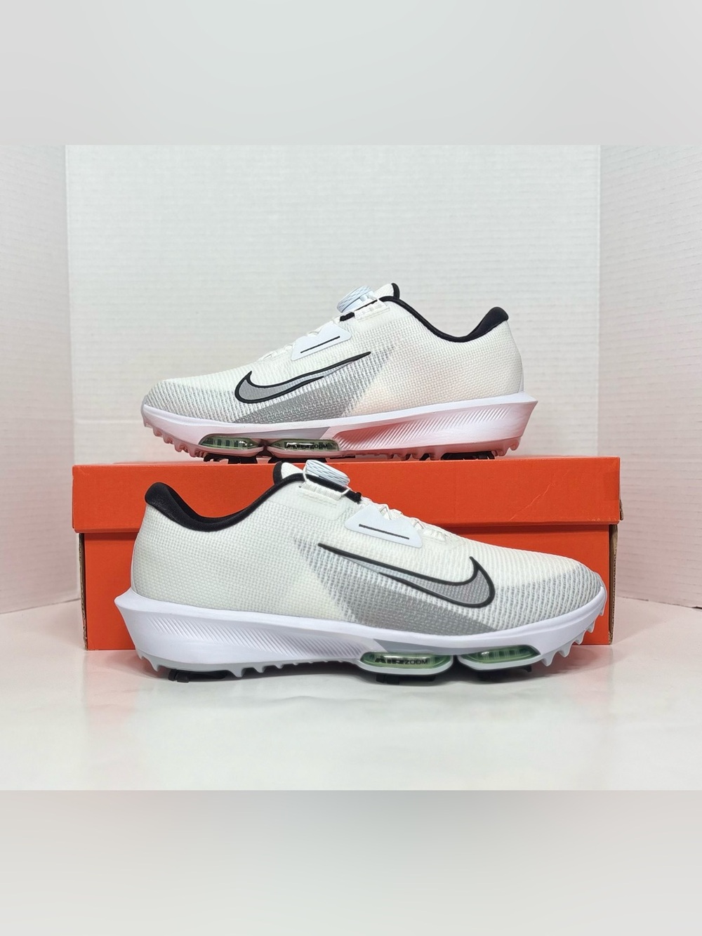 NEW Nike Air Zoom Infinity Tour BOA 2 Men’s Golf Shoes Wide FN6730-100 9 & 10.5